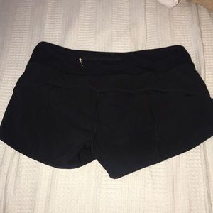 Black lululemon shorts